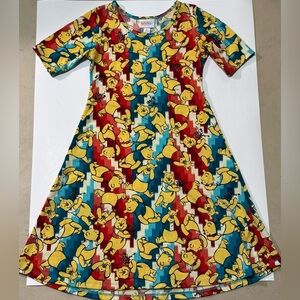 Lularoe Girls size 8 Winnie the Pooh Dress Adorable! Colorful precious disney